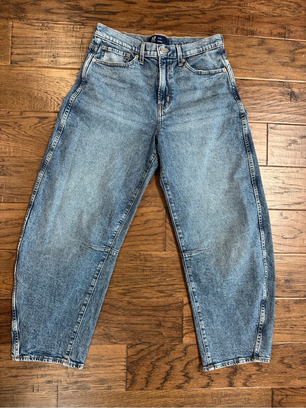 GAP Light Blue Barrel Jeans - Women's Flare